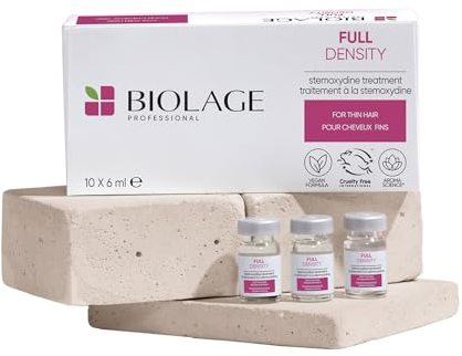 Biolage Stemoxydine für dünnes Haar, Aktiviert schlafende Haarfollikel und sorgt für mehr Haardichte, Mit Biotin, Zink PCA und Gluco-Omega, Full Density Haarverdichtung, 10 x 6 ml