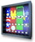 FRAMEPUNK Minifigure Display Case - MARVEL Superhero theme - for 21 LEGO Minifigures - Deep for accessories - Wall Mount or Free Stand - Removable Front - Black Frame