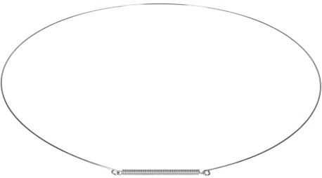 easyPART passend für Haier 49055634 Spannring vorne für Türmanschette | 0020600438, in Waschmaschine, Waschtrockner, Manschette, Türgummi, Kompatibel mit Candy, Hoover, Rosieres, Zerowatt