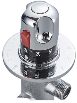 Vanne mélangeuse, Mitigeur thermostatique en laiton température constante for douche et évier 1 pièces(Hwf-dd)