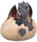 Pacific Giftware Gartenfigur Bunter Drache Feo schlüpft aus Ei 25 cm - Fantasy Garten Deko Figur Statue