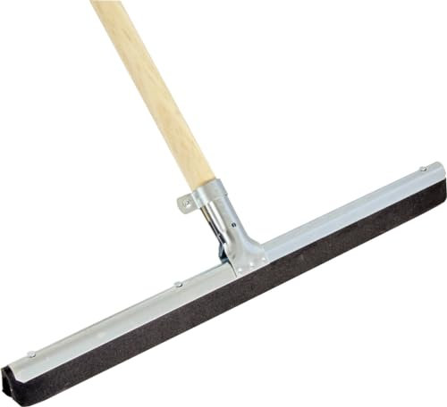 TrendLine Wasserschieber Bodenwischer Wasserabzieher Bodenabzieher 140 cm Holzstiel und Stielgewinde Wischbreite: 45 cm