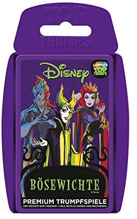 TOP TRUMPS - Disney Bösewichte - Disney Fanartikel - Alter 6+ - Deutsch