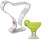 Ann Clark Cookie Cutters Margarita Glass Cookie Cutter, 10.8 cm