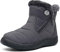 Gaatpot Stivali Donna Stivaletti Invernali Scarpe Cotone Outdoor Stivali da Neve Caldo Peluche grigio 39 EU