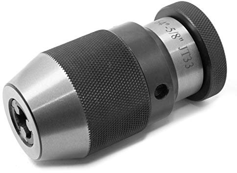 WEN DPA167H Heavy Duty JT33 Keyless Drill Press Chuck with 1/64 to 5/8-Inch Capacity