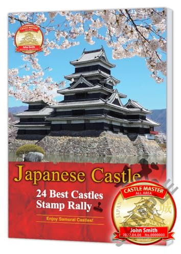 Genieße Samurai und Schlösser der Sengoku-Periode. Japanischer Reiseführer-Stempelbuch