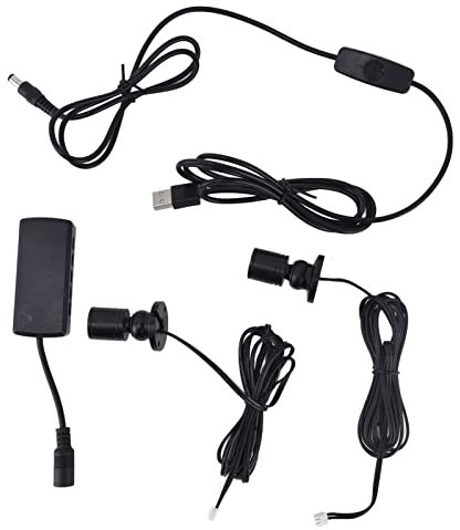 Hilitand Vitrinenleuchte, Vitrinenleuchte 1W, LED Schrankleuchte USB, Moderne Garderoben Deckenleuchte für Garderobe, Messe, Unterbauleuchten (Eins ziehen neun)
