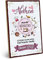ESFIVHO Nähen Schild Vintage Deko Geschenk für Näherin - Holzschild mit Spruch - Nähen Macht süchtig! - Nähmaschine Holzbild Dekoration - zum Thema Nähzeug, Nadel und Faden 20x30cm