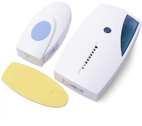 BAAQII 36 Loud Tunes Remote Control Wireless Doorbell, Digital LED Light Wireless Door Bell Doorbell Button,Cordless Waterproof Door Ring Chime Kit