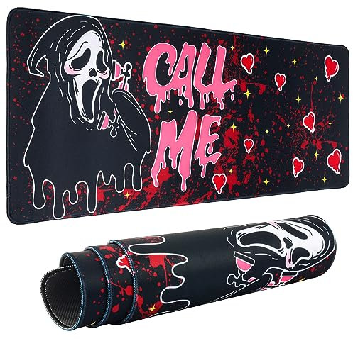 JINJIASC Mouse Mat Large Gaming Mouse Pad 800x300 Desk Mat for Office Desk Pad, Anti-Skid Rubber Base, Soft, Comfortable and Durable (Black)