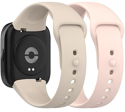 Pheant Cinturino Compatibile con Xiaomi Redmi Watch 3 Active Cinturini di Ricambio in Silicone per Donne e Uomini