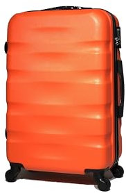 CELIMS - Valise Moyenne 65cm 20kg | Valise Moyenne Taille | Valise Soute | Valise Week-End | Orange