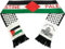 Dianzan Palästina Flagge Schal Doppelte Seite Schal Palästina Jerusalem Araber Satinschalschal Für Männer Frauen Hochzeitsurlaubsgeschenke