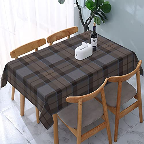 Tischdecken, waschbare Tischdecke für Küche, Esszimmer, Dekoration, Party im Freien, 137 x 183 cm, Outlander Fraser Tartan Plaid
