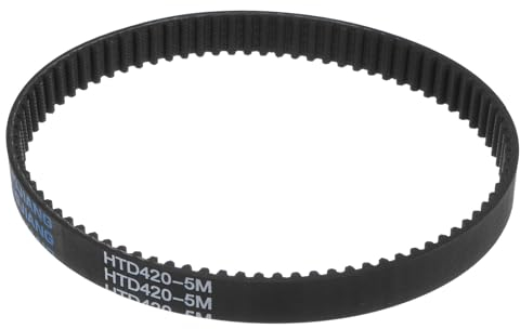 sourcing map HTD5M-420 Gummizahnriemen 84 Zähne Geschlossene Schleife Riemenscheibe Zahnriemen 15mm Breite, 420mm Umfang Synchronriemen