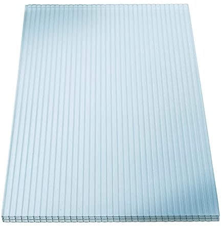 KAISER plastic® 3x Doppelstegplatten Polycarbonat 16/20-98 x 300 cm (8,82 m²) - Klar & UV-beständig - Hohlkammerplatten Xtra Strong - Stegplatten für Dach, Gewächshaus, Carport