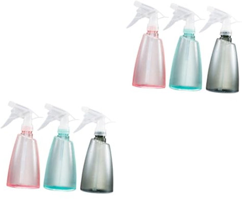 POPETPOP 6 Pièces Bouteilles De Menthe Arrosoir D'Intérieur Flacon Pulvérisateur Rechargeable Étui De Pulvérisation À Main Kit De Nez Arrosoir Pulvérisateur De Coiffure Flacon