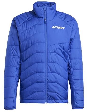 adidas Men's Terrex Multi Synthetic Insulated Jacket, semi lucid blue, 3XL