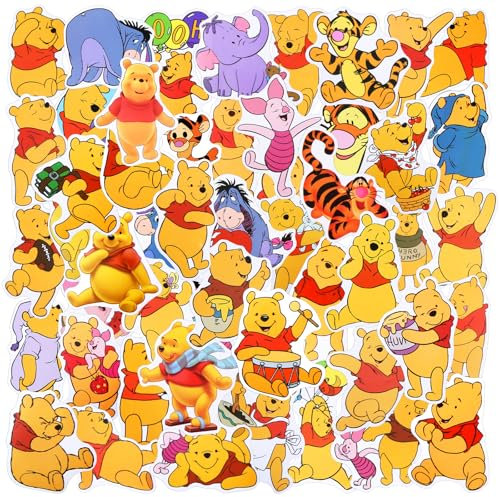 yumcute 50 PCS Sticker, Kawaii Sticker Cute Cartoon Stickers Vinyl Wasserfest ästhetisch für Skateboard Gitarre Laptops Scrapbook Telefone Fahrrad Koffer für Teenager Jungen Mädchen Erwachsene