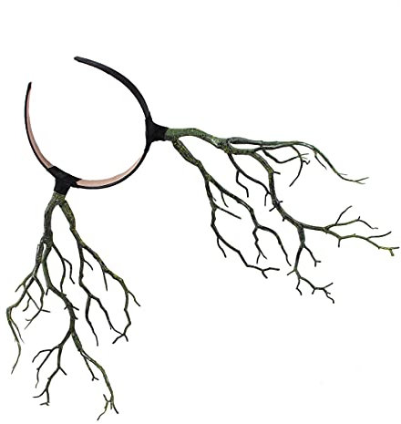 Ipetboom Hirschgeweih-Stirnband: 1 Stück Weihnachtszweig-Geweih-Stirnband Tierhaarband Für Weihnachtsparty-Foto-Requisiten Rentierzweig-Haarbänder Halloween-Kopfschmuck