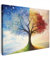 MuchoWow© Leinwand Bilder 40x30 cm Wanddeko Wohnzimmer Aesthetic Room Decor Deko Zimmer Wandbilder Modern Bild auf Leinwand Baum - Kunst - Jahreszeiten - Herbst