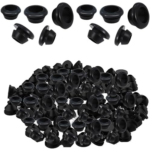 50 Pcs Passacavi in Gomma, Flessibile Passacavo in Gomma ID 4mm 6mm 8mm10mm12mm, Passacavi Guarnizione in Gomma, Gommini Passacavo Elettrico, Passacavi in Filo di Gomma Occhiello per Proteggere Fili