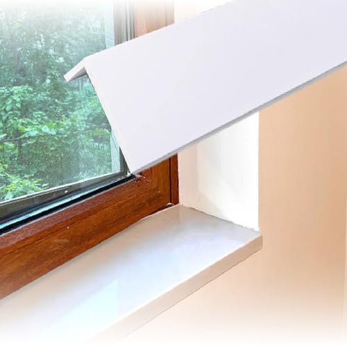 Impermeable Cubierta de Repisa de Ventana Personalizable Protector de Alféizar de Ventana Acrílico Cubierta Encimera de Alféizar Ventana para Interior Exterior Remodelación de Alféizar de Ventana(60x1
