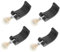 iplusmile Lot De 4 Écrous Externes pour Camping Randonnée Accessoires Boucles De Fixation Poignée Support Arrière pour Homme Et Femme
