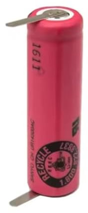 Batteria UR14500AC 3,7 V 740 mAh compatibile con Oral-B Pro 2 tipo 3766 3758 3759 3794 iO4 iO5 iO6 iO7 iO9 iO8 iO10 spazzolino elettrico rasoio(Solder leg battery,1pcs)