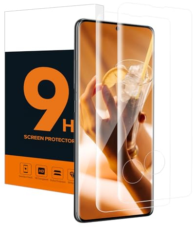 Carantee Verre Trempé pour Samsung Galaxy S20 Plus 5G, Haute Sensibilité Vitre Protection, Dureté 9H Anti Rayures, Sans Bulle, 2 Pièce 3D Full Cover Transparent, Ultra HD S20 Plus Protection Écran