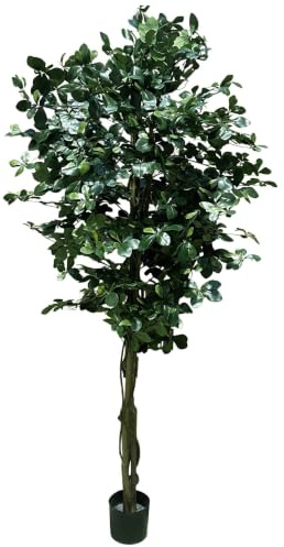 Leaf Retardant Artificial Tree, 180cm Olive Fire Resist, 180 cm