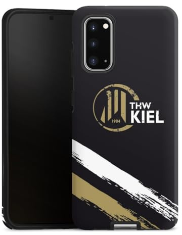 Panzer Handyhülle kompatibel mit Samsung Galaxy S20 robuste Outdoor Hülle Schutzhülle matt THW Kiel Logo Handball