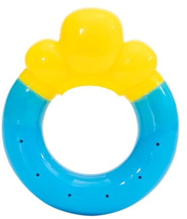 SEWACC Blaues Kühlendes Hundespielzeug aus TPR für Sommerfest Multifunktionales Molaren Kauspielzeug zur Zahnpflege und Hundeerfrischung im Sommer