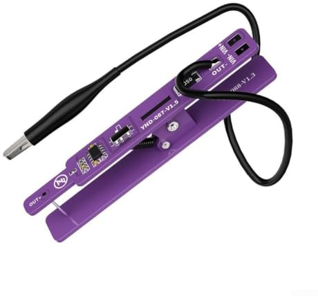 Generisch Switch Clip Handy Leckstrom Erkennungswerkzeug, M191 Telefon Leckage Detektor Clip, Dual-Mode-Schalter Kontrollleuchte für Handy-Tablet-Motherboard-Reparatur