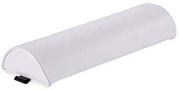 Pader Medi Tech Halbrolle I Knierolle aus Polyetherschaumstoff I Lagerungsrolle mit Kunstlederbezug und Kedernähten I 50 x 15 x 7,5 cm I in 20 Farben verfügbar (Weiß)