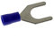 25x Capocorda a forcella parzialmente isolato 1,5-2,5mm² Diametro del foro M8 Blu Capocorda ad anello Rame stagnato