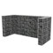 Festnight Gabion 250 x 100 x 120 cm Décoration pour Jardin