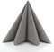 Mank Airlaid-Servietten 40 x 40 cm Neutral | perfekt für Gastronomie und Feiern | textilähnlich und saugstark | 50 Stück | (Beige Grey)