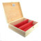 1 caja de vino de madera de pino natural (3 botellas). Caja porta botellas de madera de pino natural. Caja para botellas de presentación o para regalo.