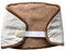 Nierenwärmer Rückenwärmer für Damen und Herren, 100% Wolle (Alpacawolle, N2)