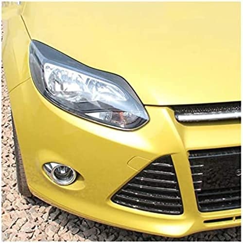 Augenbrauen-Abdeckung, 1 Paar, Auto-Auto-Motorhaube, Licht, Augenbraue, Kohlefaser-Aufkleber, Dekoration, Autoaufkleber und Aufkleber, Autozubehör, für Ford, für Focus 3 Mk3 Scheinwerfer-Augenbraue