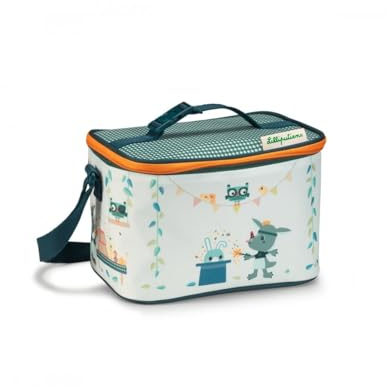 LILLIPUTIENS - Sac pique-nique isotherme Magic Joe - Sac repas 5L en PET recyclé avec revetement isolant, lanière réglable - Parfait pour l’école, les sorties et les pique-niques - dès 2 ans - 84466
