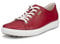ECCO Modische Damen-Sneaker mit 7 Bindungen, Chili red, 38/38.5 EU