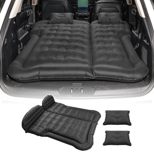FDAIUN Luftmatratze Auto Aufblasbares Bett Autobett Schlafmatratze für Auto Rücksitz Dickere Kofferraum Matratze Bett für Ford Explorer 6Sitzer/7Sitzer 2020-2023 (6Sitzer)
