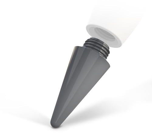 ZAGG Pro Stylus 2 punte di ricambio – Confezione da 4, adatte anche per ZAGG Pro Stylus, design facile da avvitare, design sensibile all'inclinazione, compatibili con iPad, iPad Pro, iPad Air e altri,
