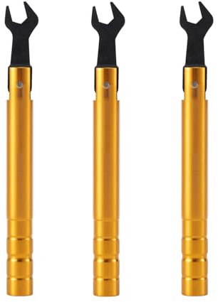ThreeH 3 Pack SMA Torque Wrench 1 Nm Opening 8mm(5/16'') for SMA Adapter Convertor Spanner Microwave Measurements