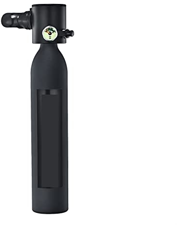 Équipement de plongée sous-marine, Bouteilles De Gaz De Rechange D'urgence Sous-marines Portables Équipées D'un Ensemble Complet De Respirateurs De Plongée ( Color : Black0.5L respirator , Size : XL )