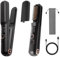 Spazzola lisciante senza fili, 2 in 1 senza fili e piastra lisciante senza fili, mini spazzola lisciante portatile di tipo C, spazzola lisciante ricaricabile per capelli, 140-200 ℃, riscaldamento