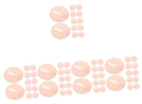 FRCOLOR 80stücke Teiliges Baumwoll-puderquasten Für Lose Und Presspuder Weicher Makeup Schwamm Für Foundation Und Concealer Für Gleichmäßiges Finish